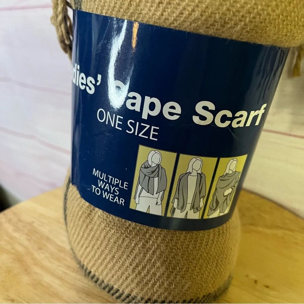 Ladies Cape Scarf Multiple Ways‎ To Wear ONE SIZE